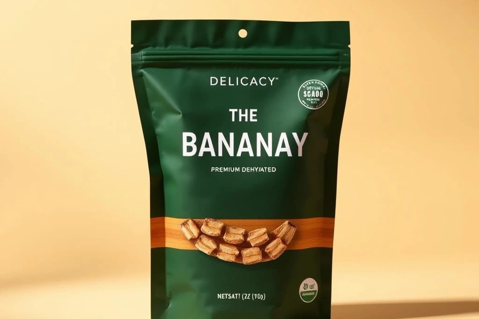 Cold-Processed Banana packaging