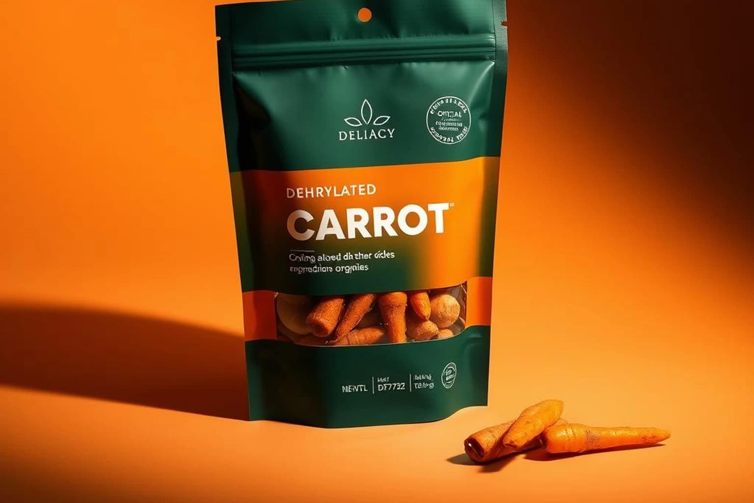 Cold-Processed Carrot packaging