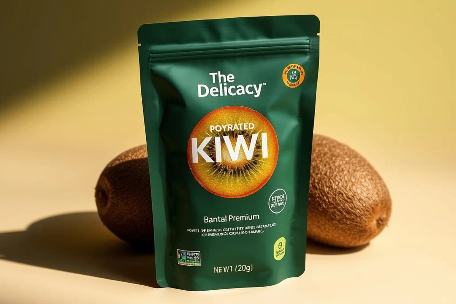 Cold-Processed Kiwi packaging