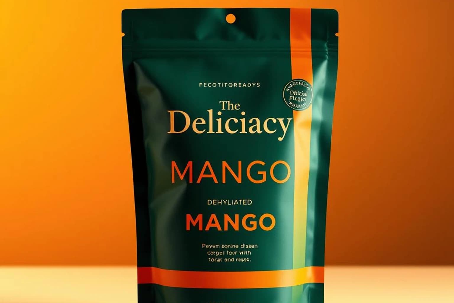 Cold-Processed Mango packaging